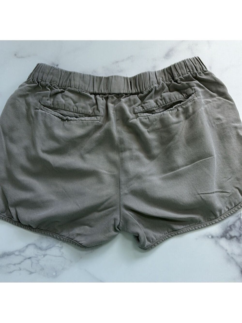 Madewell Women's Pull-On Shorts Light Olive Green Size XS - Picture 10 of 10